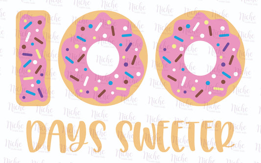 -1030 100 Days Sweeter Decal