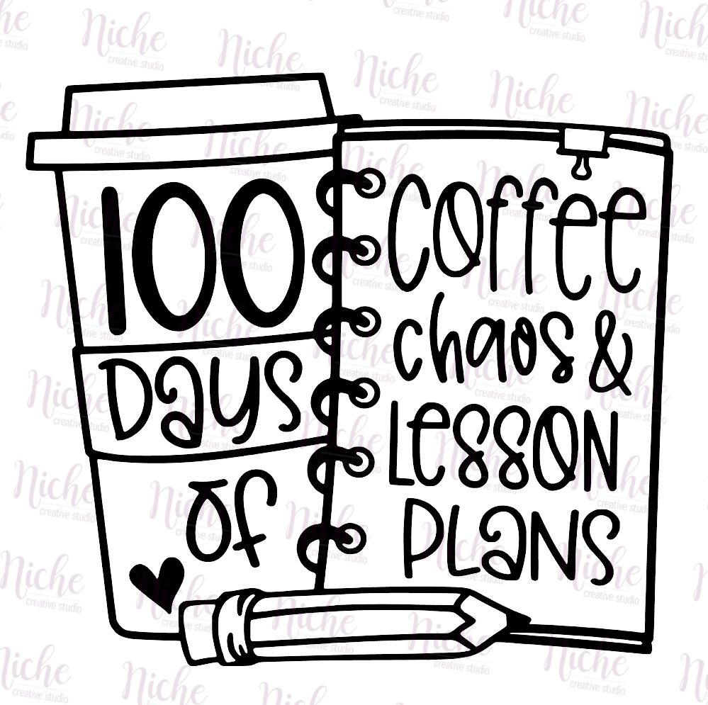 -1039 100 Days of Coffee Decal