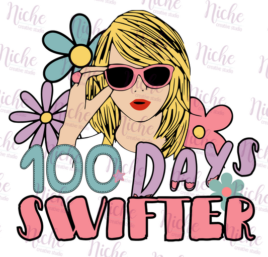 -1040 Days Swifter Decal