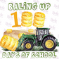 -1043 100 Days Tractor Decal