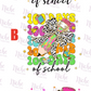 -1054 100 Days Repeat with Pencil Decal