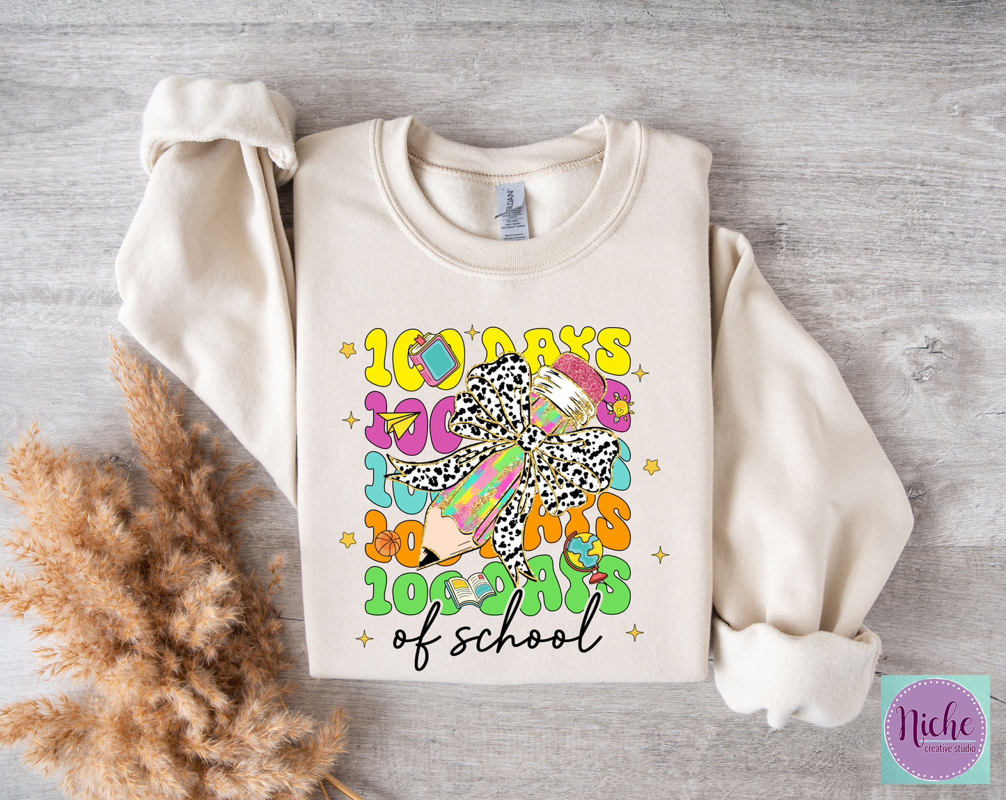 -1054 100 Days Repeat with Pencil Decal
