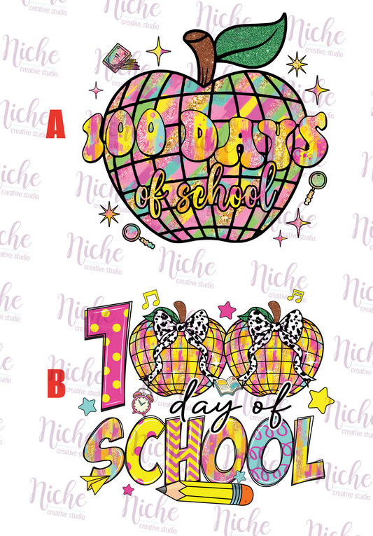 -1055 100 Disco Apple Days Decal