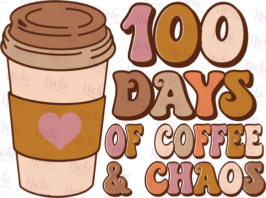 -1062 100 Days of Coffee and Chaos Decal