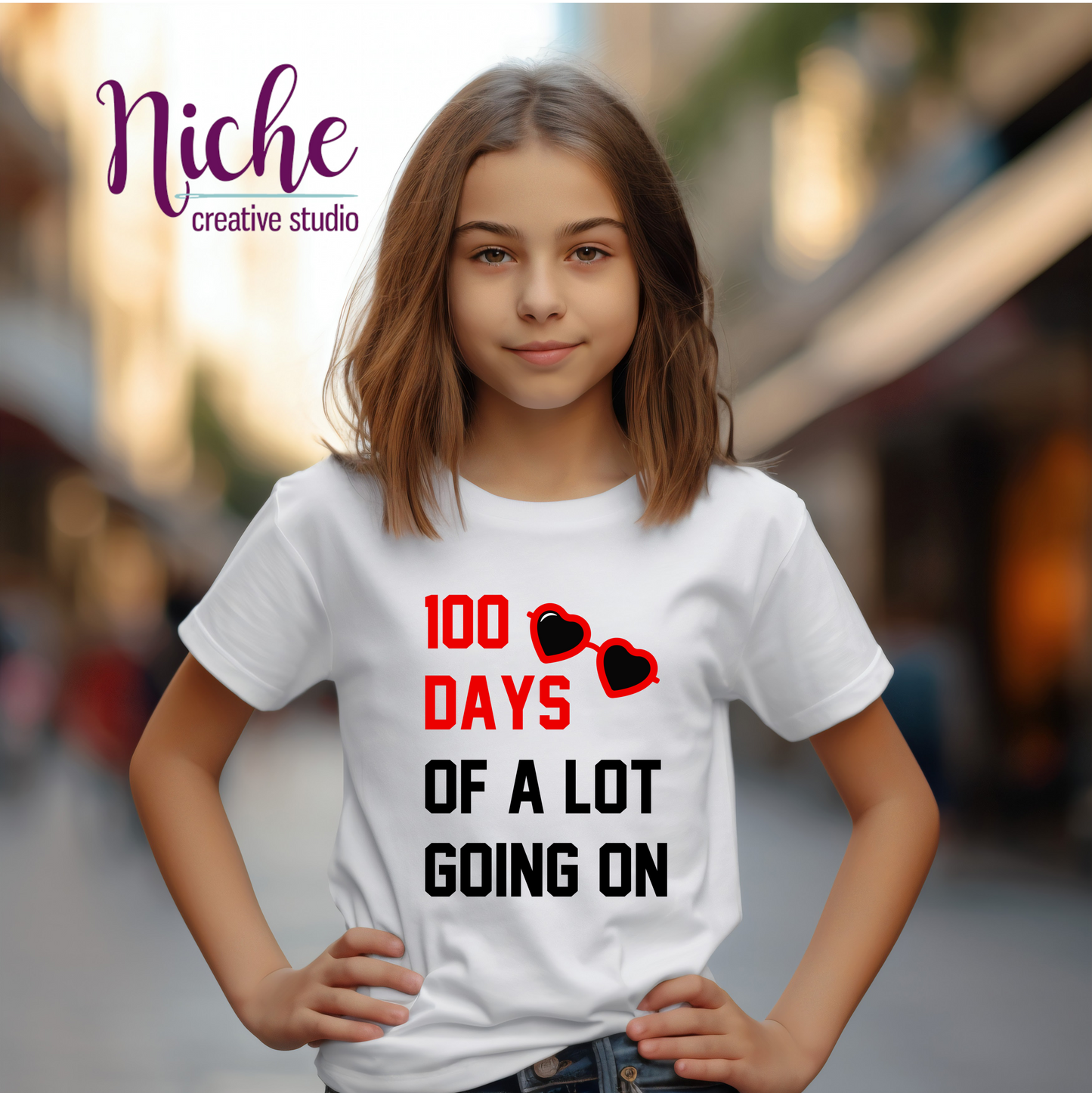 -1082 100 Days Going On Decal