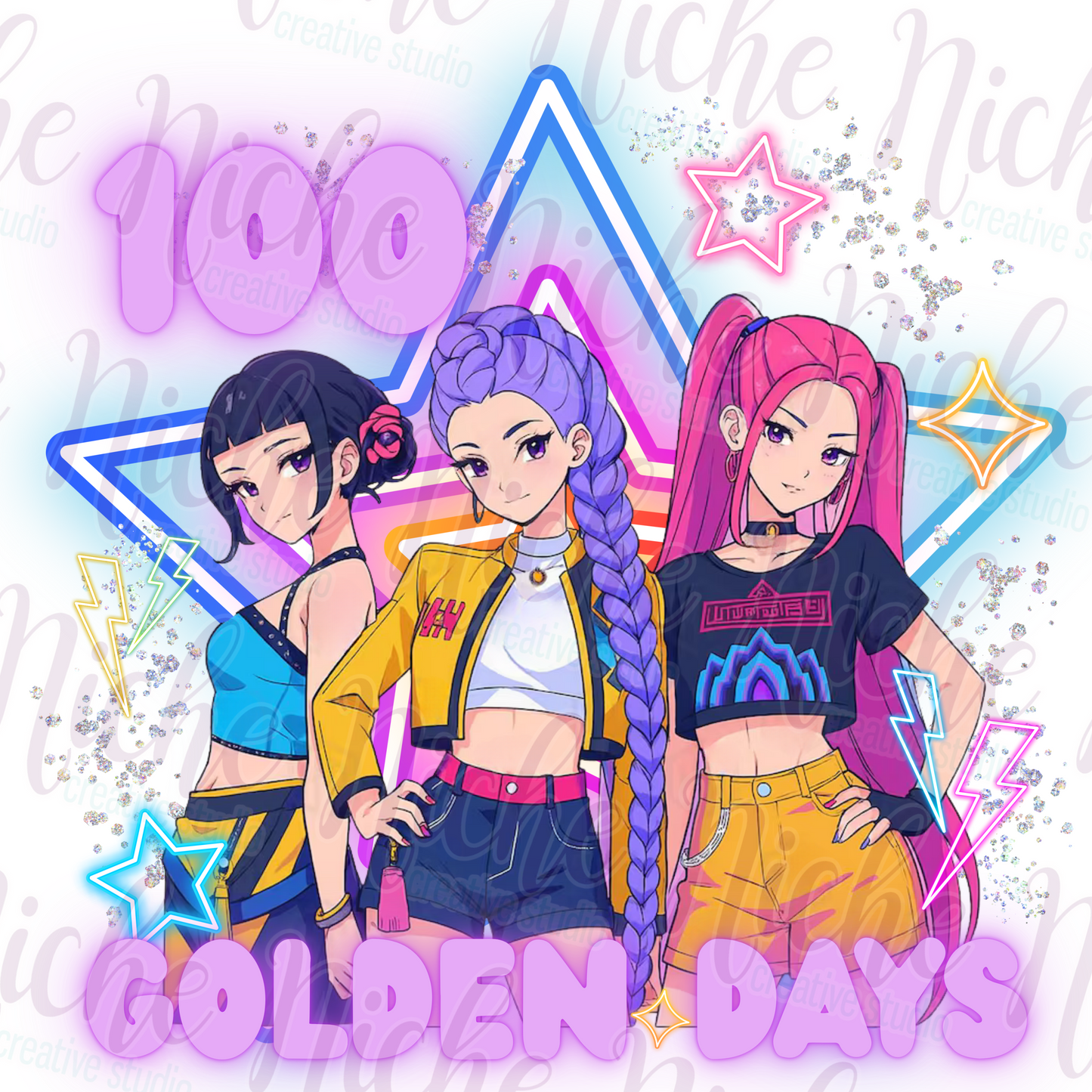 -10843 100 Golden Days Decal