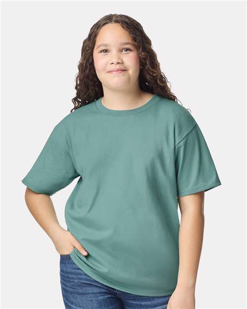 Youth Gildan - Heavy Cotton AQUATIC