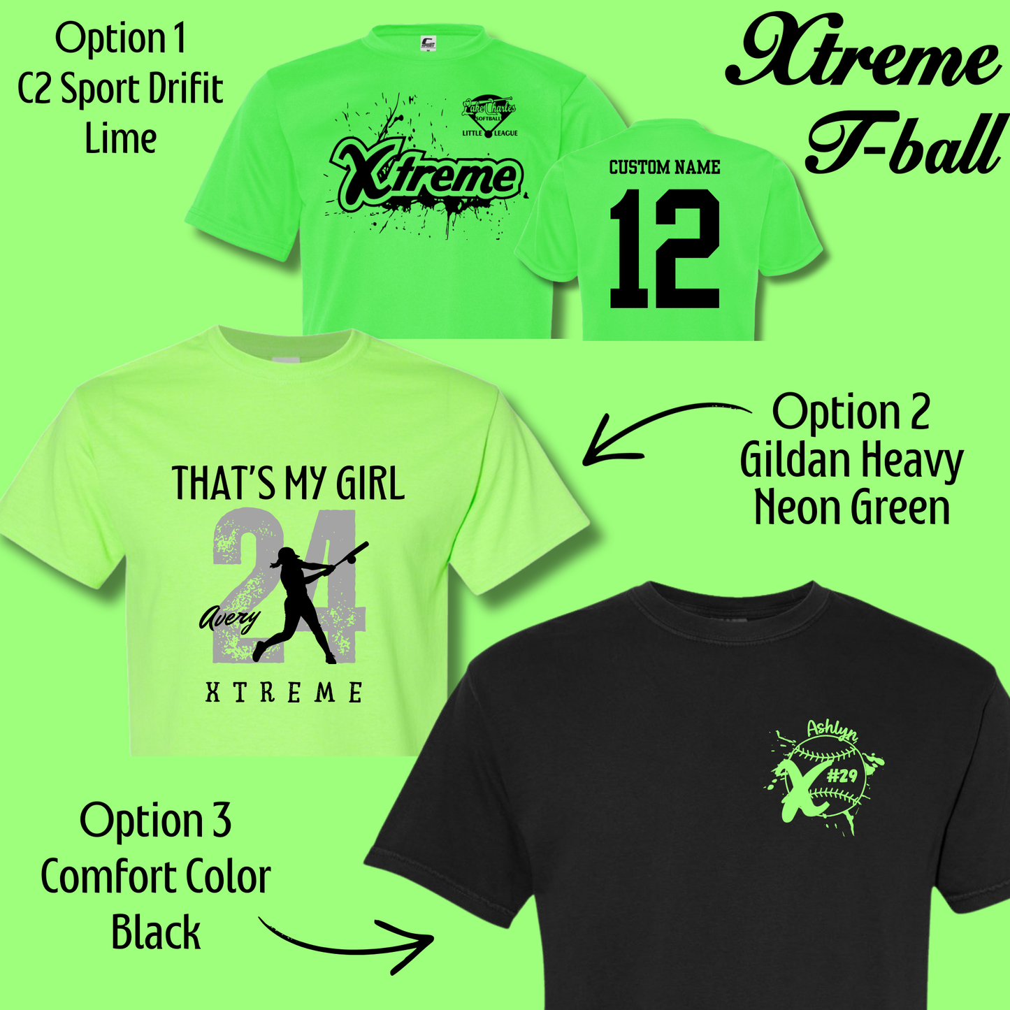 Lake Charles Softball Little League T-Ball - Xtreme – Niche