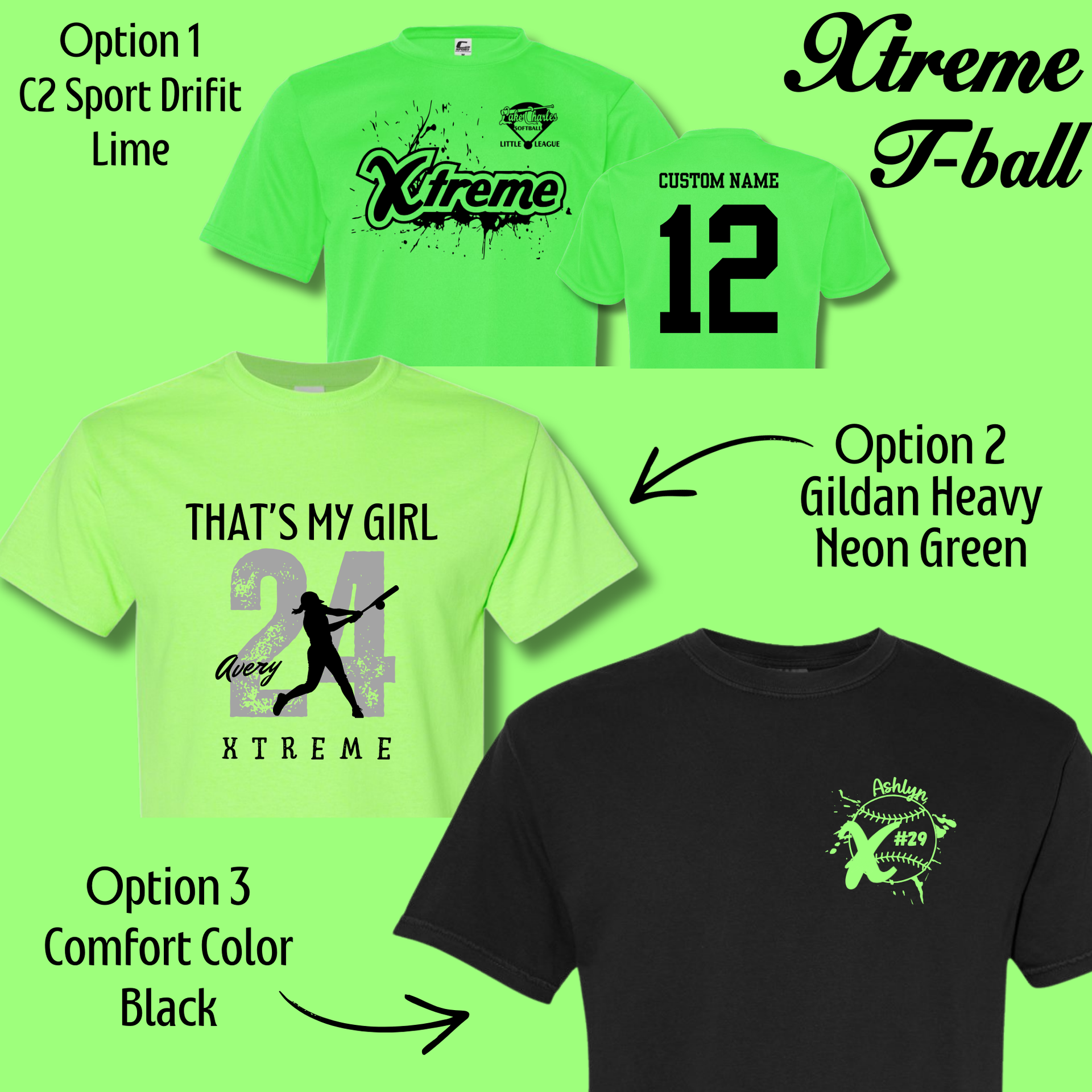 Lake Charles Softball Little League T-Ball - Xtreme – Niche