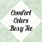 Women's Crop Boxy - Comfort Color