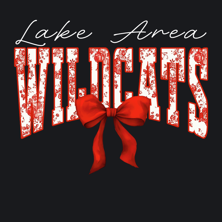 Lake Area Wildcats Black DriFit Shirt