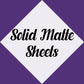 Solid Matte 12x15" Sheets