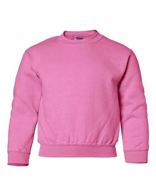Gildan Youth Sweatshirt - Safety Pink