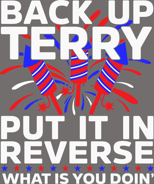 *4th of July Terry Decal