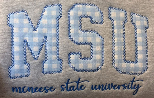 MSU Embroidered Applique (Full Size)