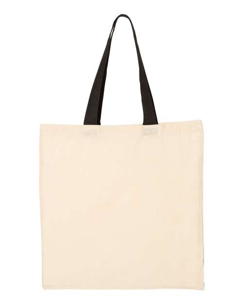 Economical Tote with Colored Handles