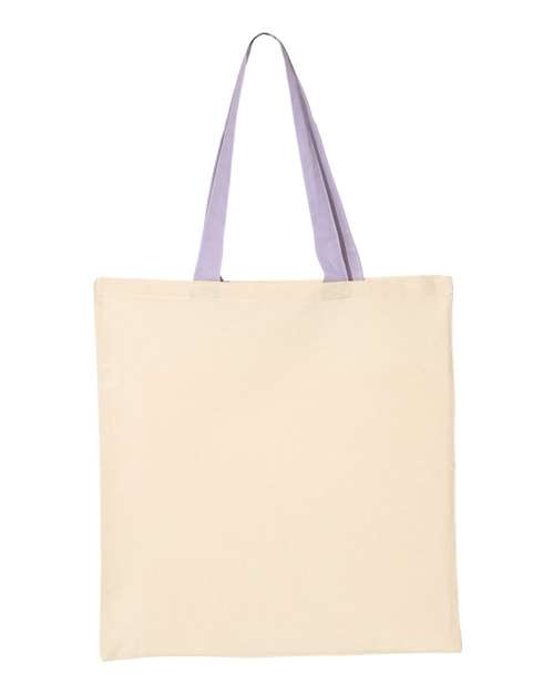 Economical Tote with Colored Handles