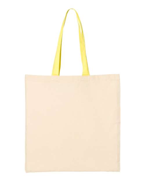 Economical Tote with Colored Handles