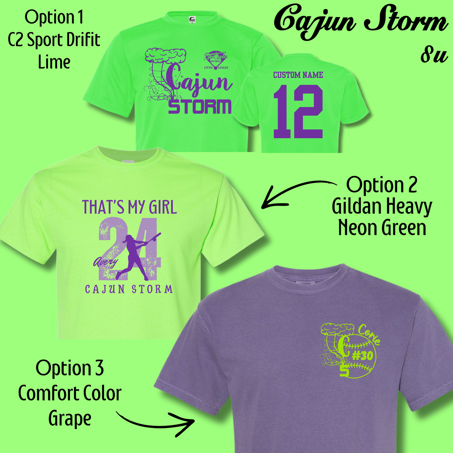 # Lake Charles Softball Little League 8U - Cajun Storm