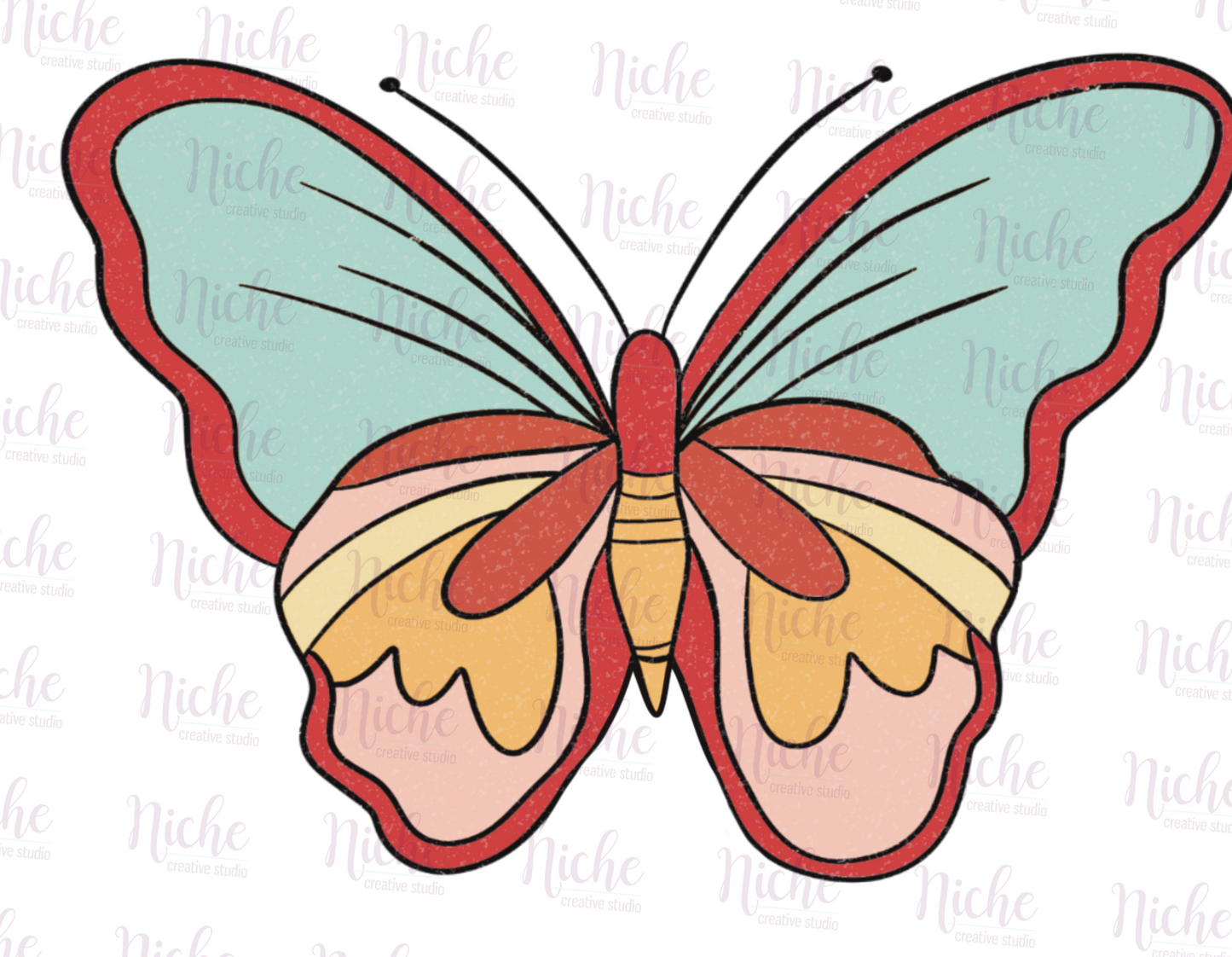 -ANI1798 Butterfly Decal