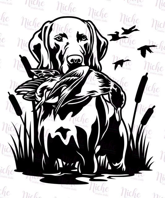 -ANI360 Hunting Dog Decal