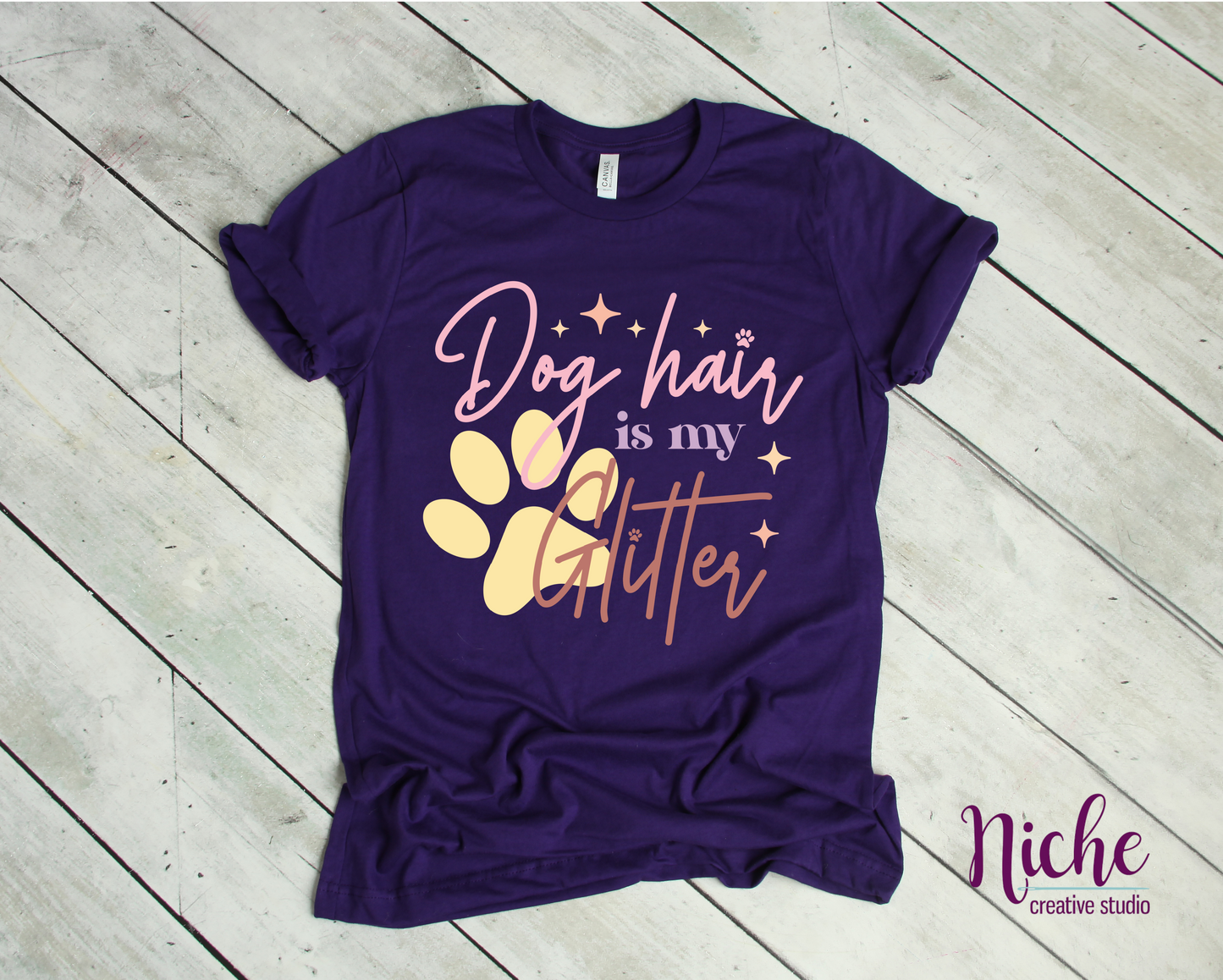 -ANI6037 Dog Hair Is My Glitter Decal