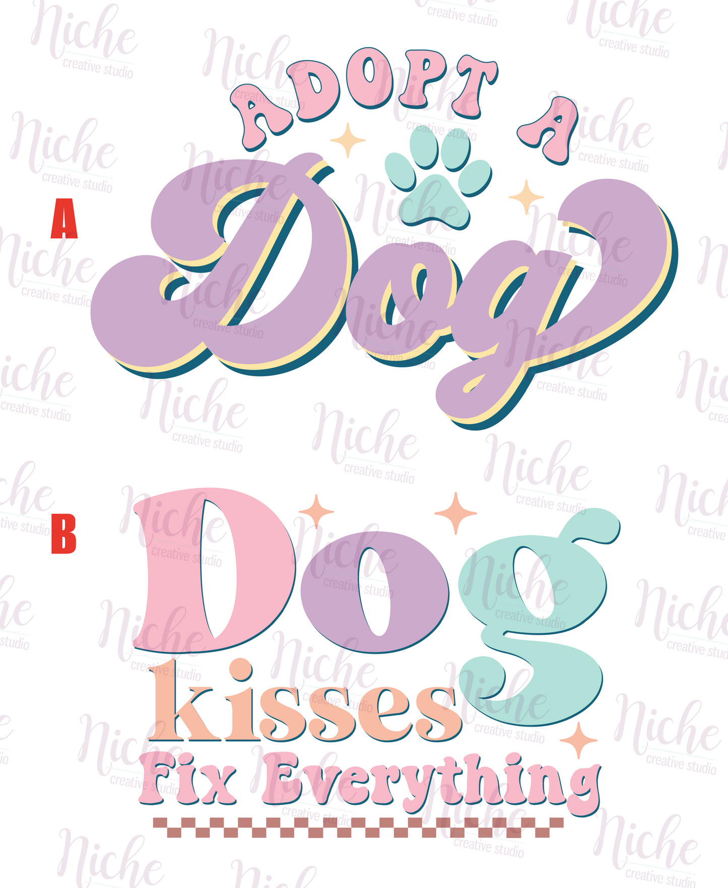 -ANI6038 Adopt a Dog Decal