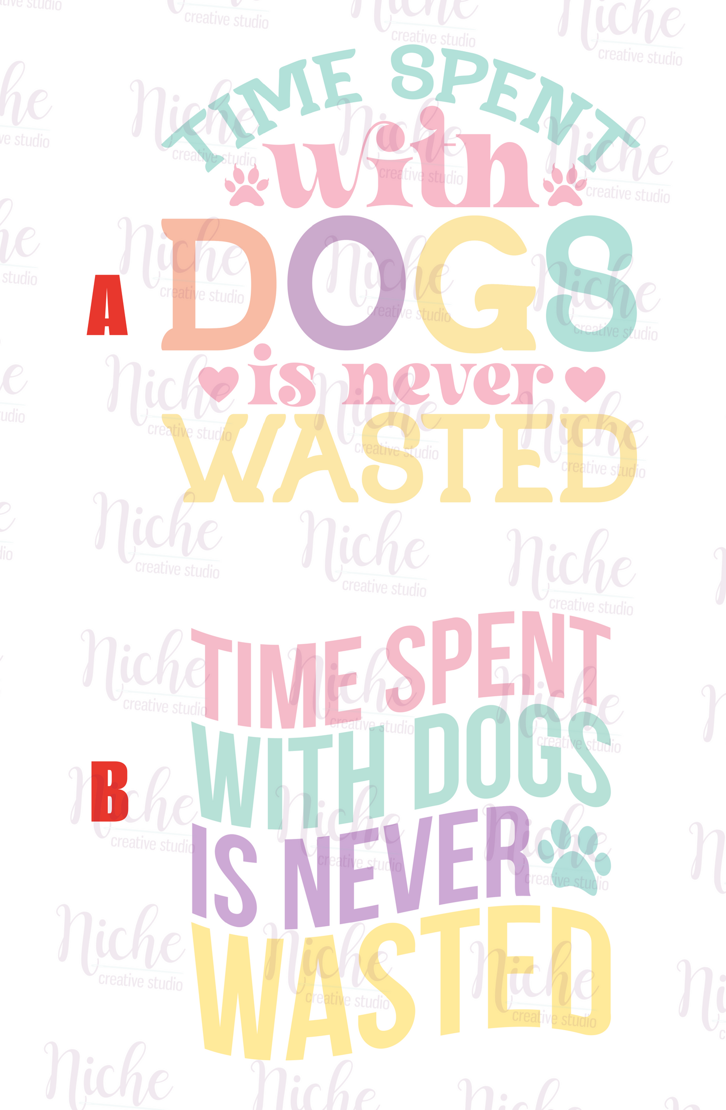 -ANI6055 Never Wasted Time Decal