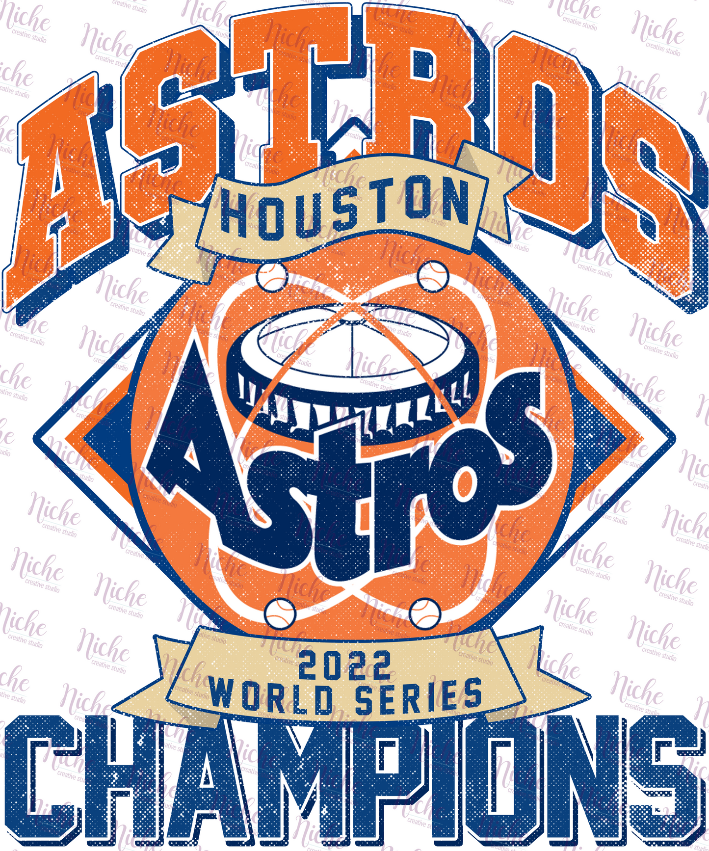 - AST200 Houston Retro Champions Decal