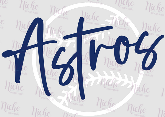 -AST496 Baseball Decal