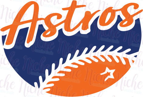 -AST8002 Astros Baseball Decal