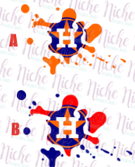 -AST8012 Paint Splatter Decal