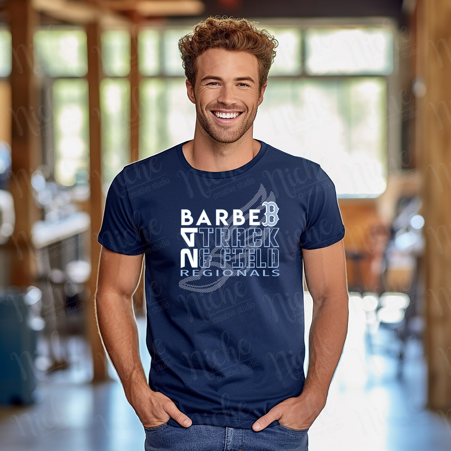 BAR1764 Barbe Regional Track N Field DECAL