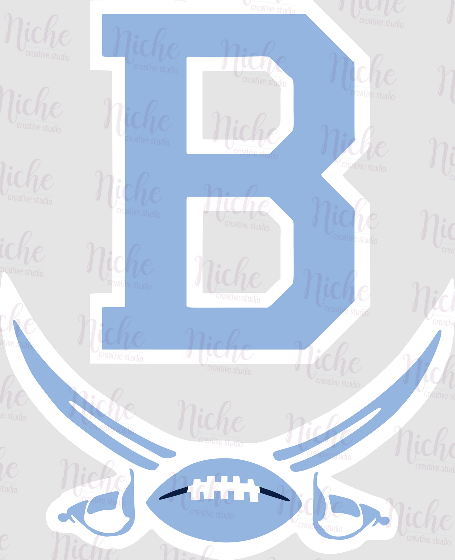 -BAR1770 Barbe Football Sword Decal