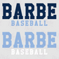 -BAR1989 Barbe Baseball Decal