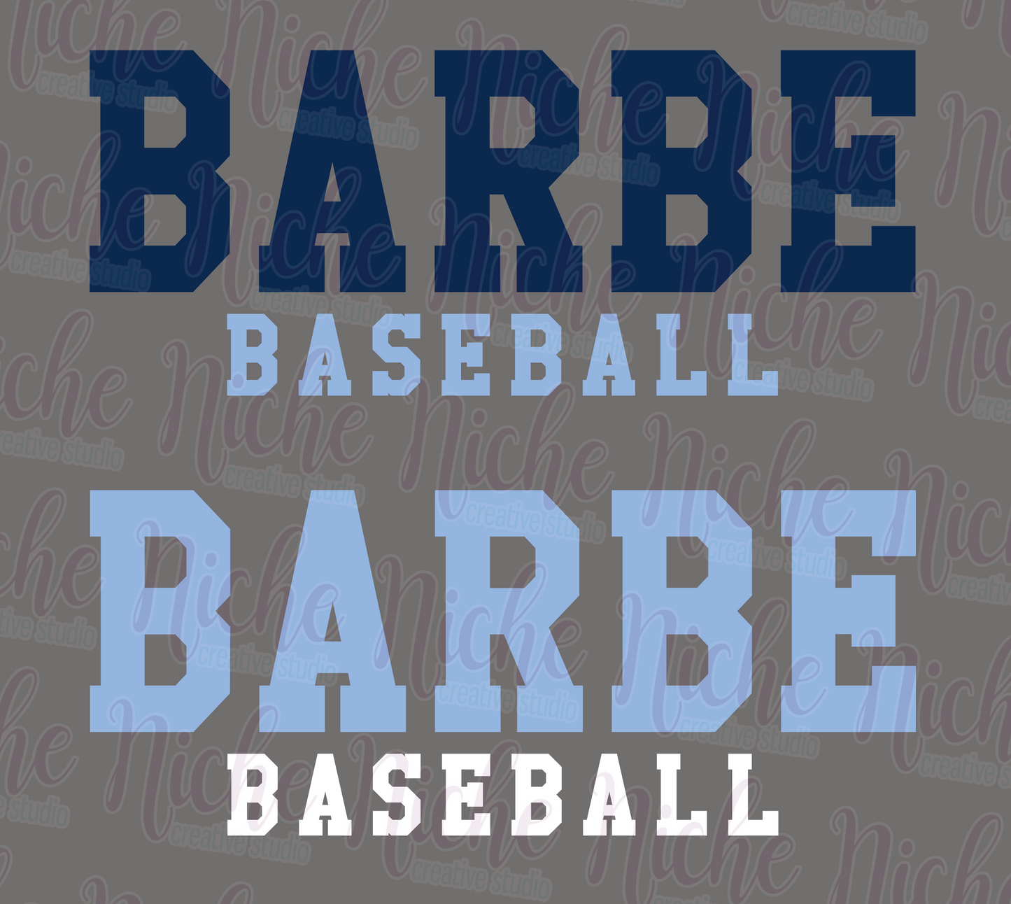 -BAR1989 Barbe Baseball Decal