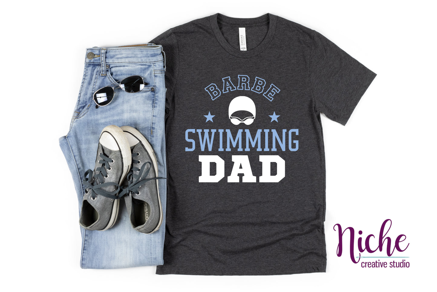 -BAR2029 Barbe Swimming Decal