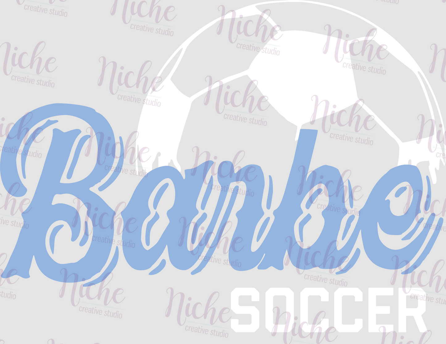 -BAR2587 Barbe Soccer Decal