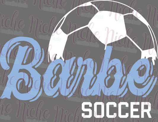 -BAR2587 Barbe Soccer Decal