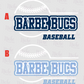 -BAR3073 Barbe Bucs Baseball Decal