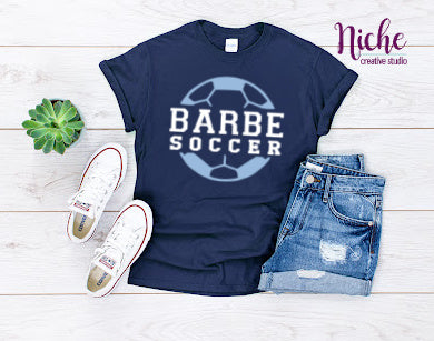 -BAR3087 Barbe Soccer Ball Decal