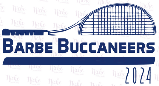 -BAR3088 Barbe Tennis Decal