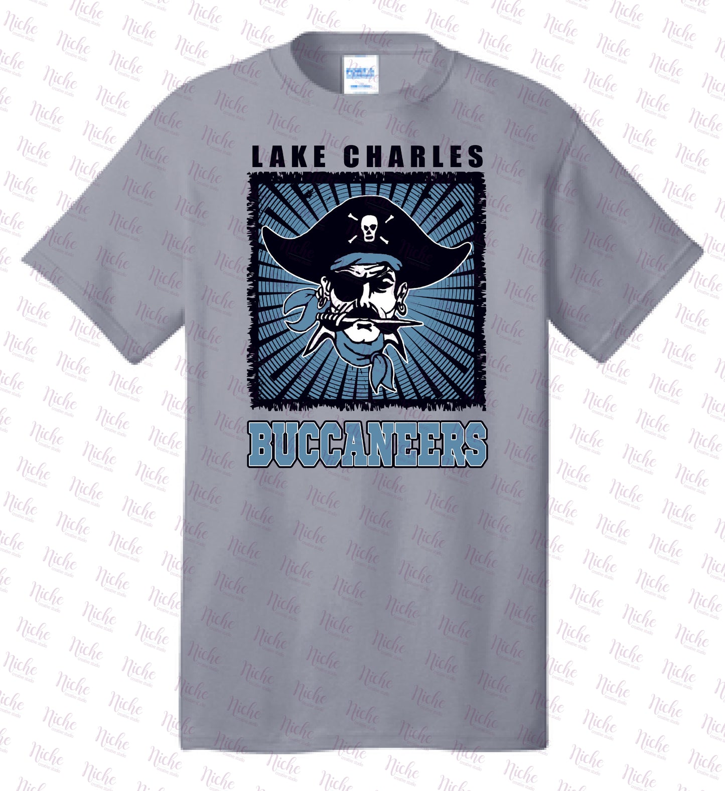 - BAR308 Lake Charles Buccaneers Decal