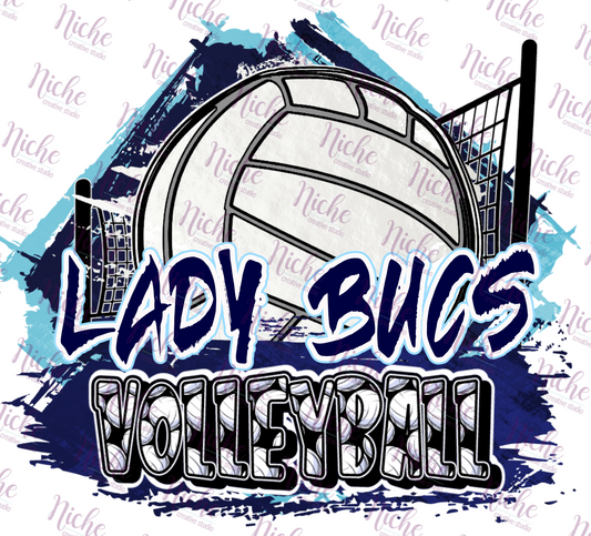 - BAR456 Lady Bucs Volleyball Decal