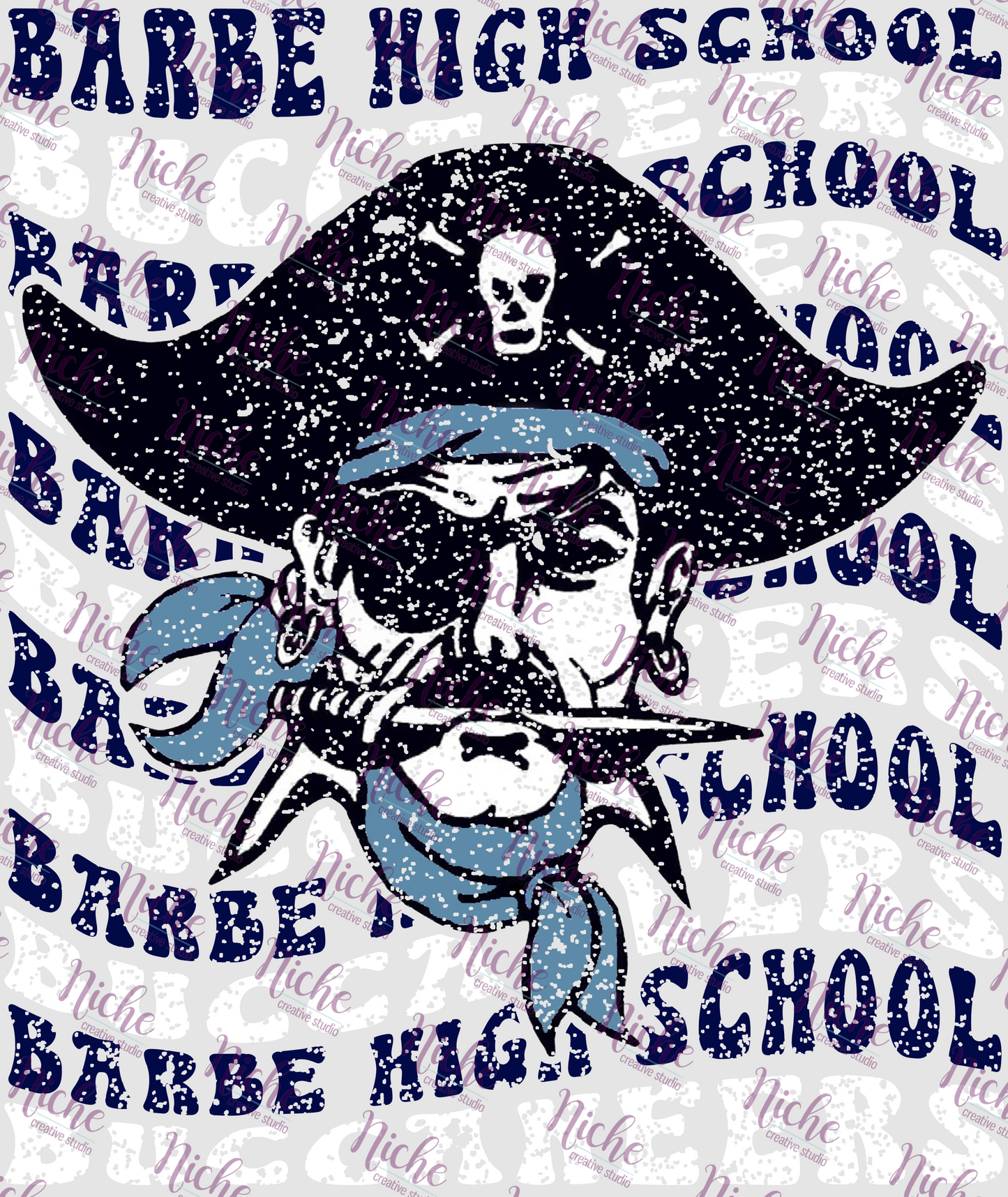 - BAR476 Barbe Buccaneers Distress Decal