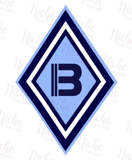 -BAR5040 Barbe Band Decal