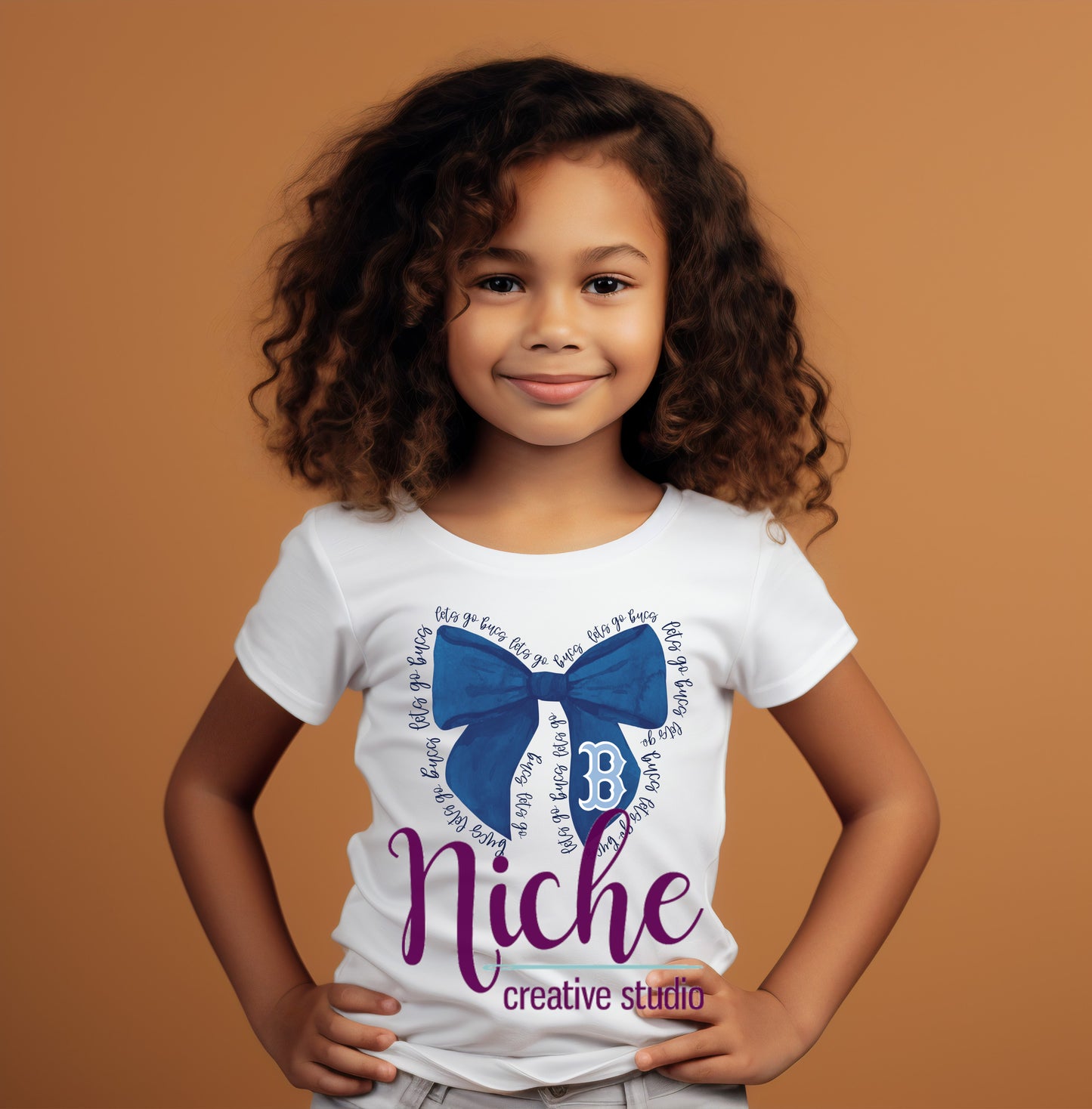 -BAR5200 Bucs Bow Decal