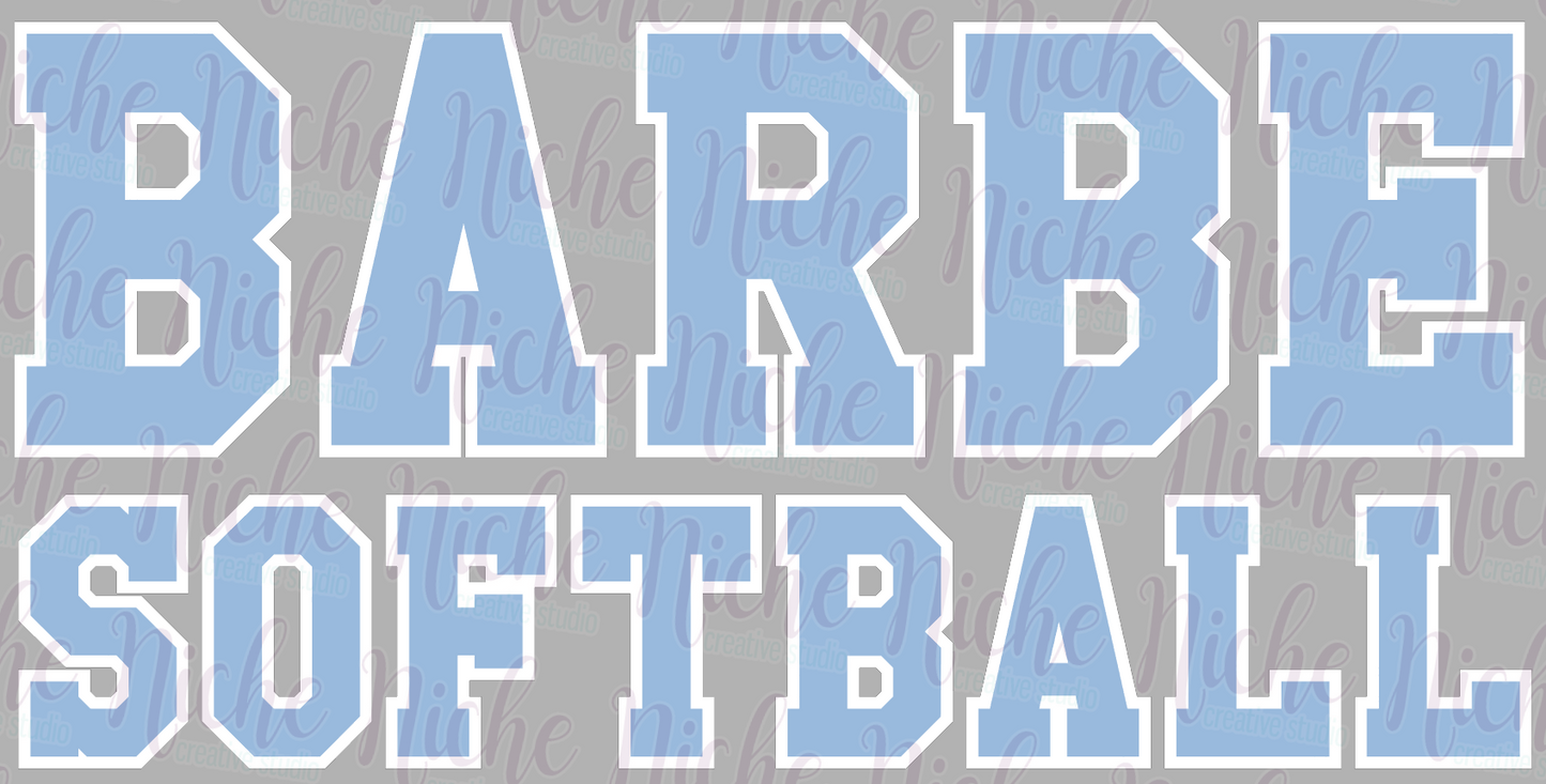 - BAR534 Barbe Softball Mock