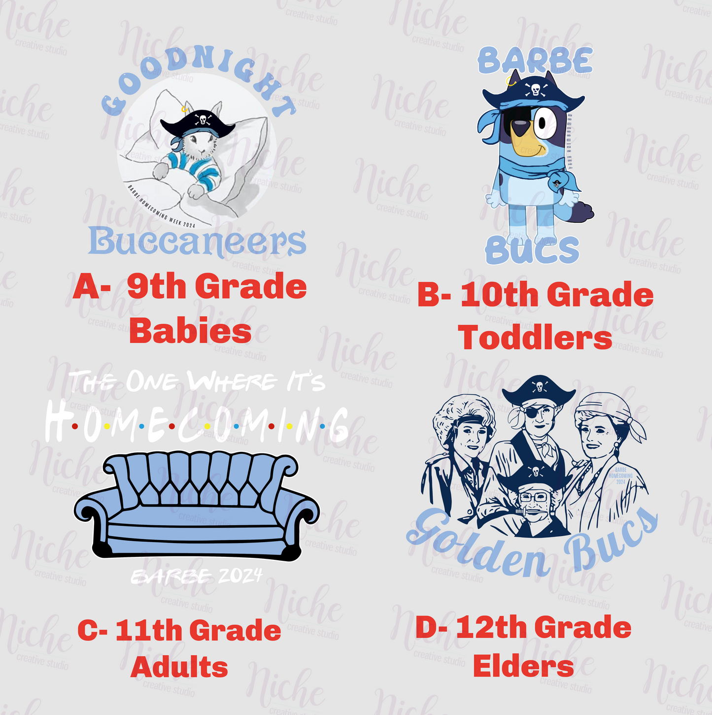 -BAR5420 Barbe 2024 Homecoming Decal