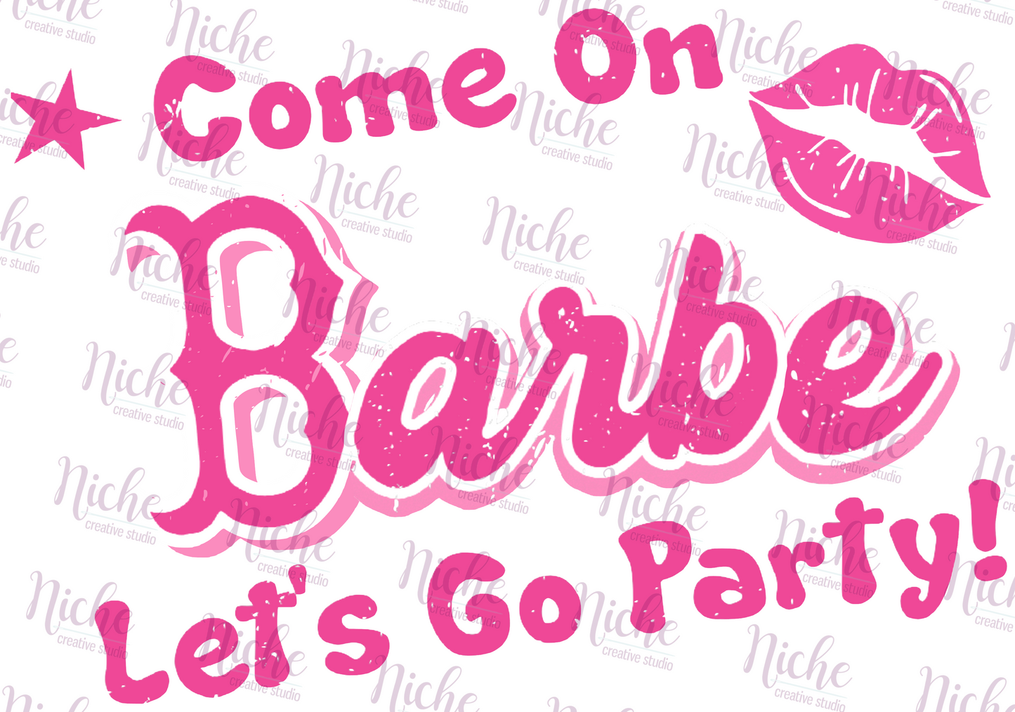 - BAR733 Come On Barbe Decal